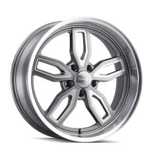 Ridler – 608 – Grey – 18″x8″ 0mm – Summer Wheels – 608-8861G